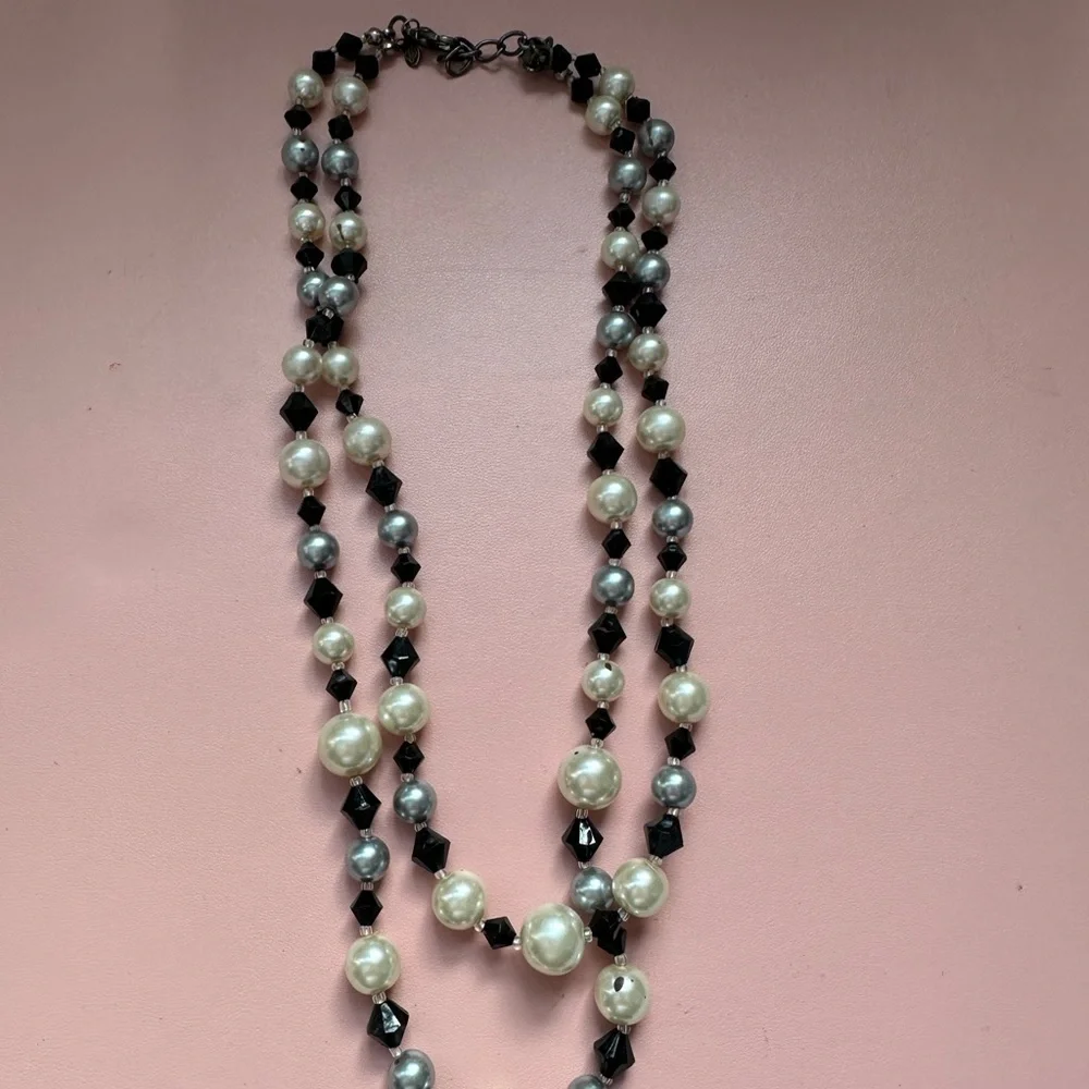 Turquoise and Gold Statement Necklace - Picture 4 of 6